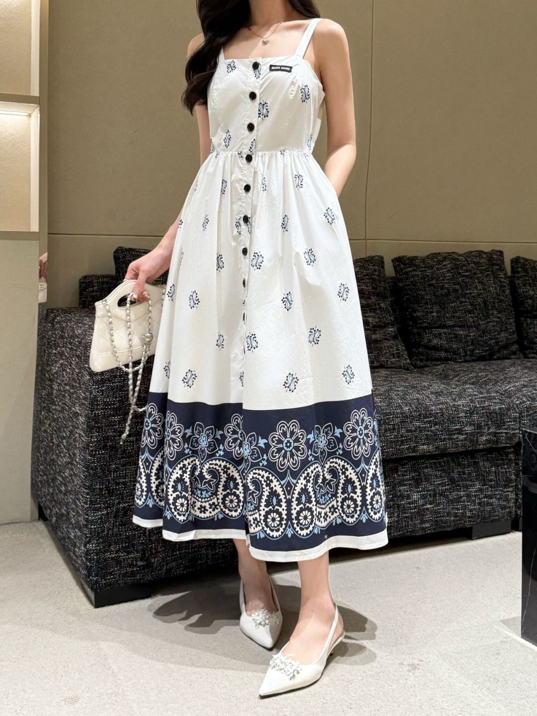 Miu 25ss slip dress
