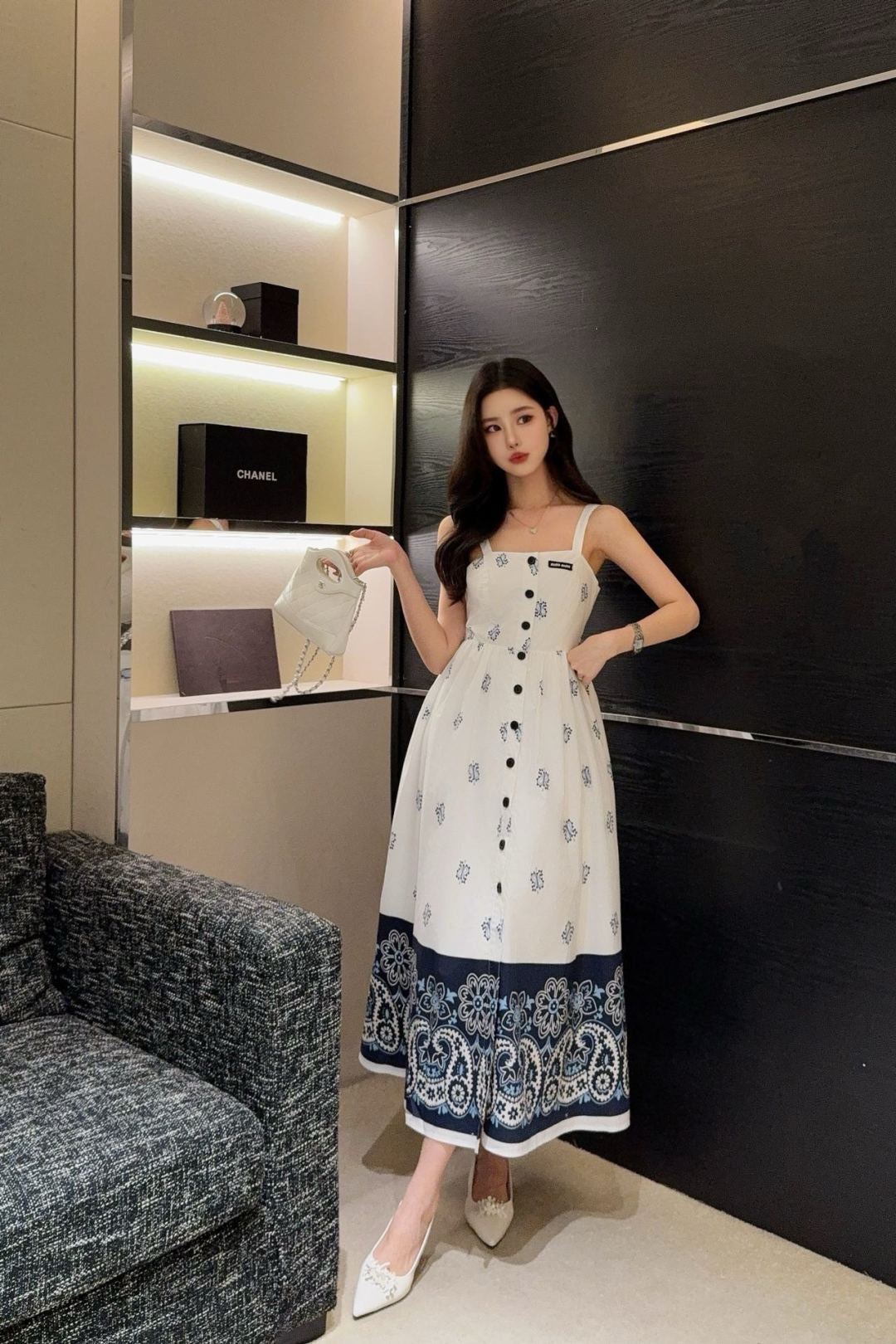 Miu 25ss slip dress