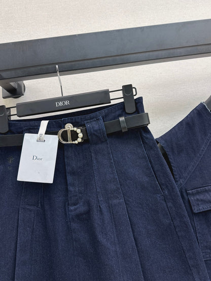 CD 25ss denim skirt