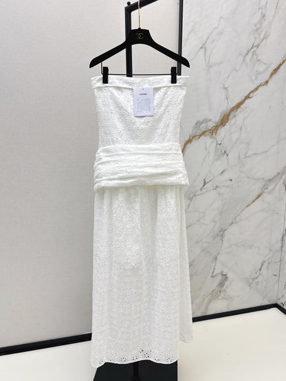 Chan 25ss embroidered dress