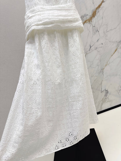 Chan 25ss embroidered dress
