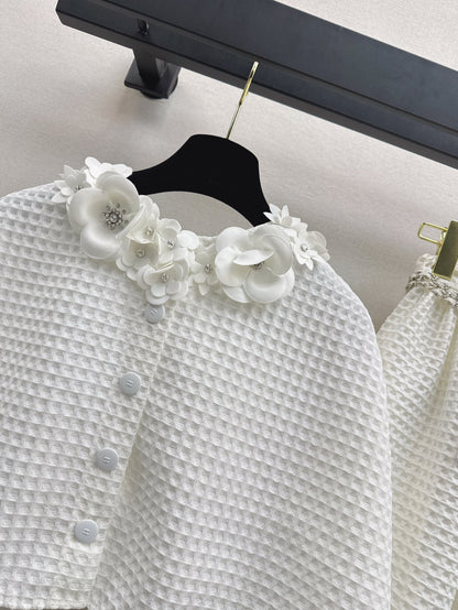Chan 25ss woven cape top