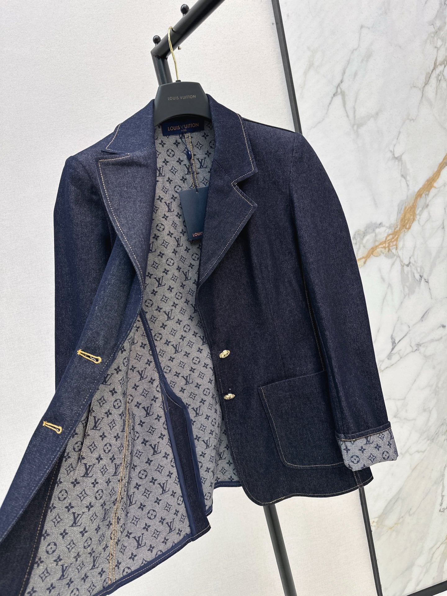 Louis 25ss denim blazer
