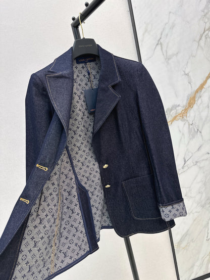 Louis 25ss denim blazer