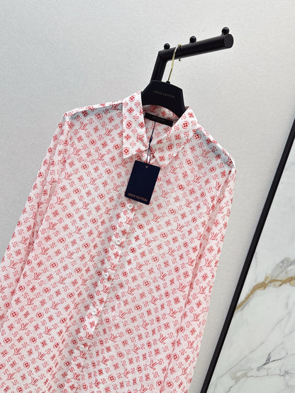 Louis 25ss print shirt
