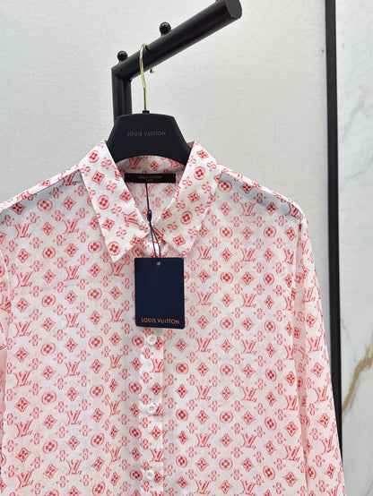 Louis 25ss print shirt