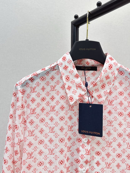 Louis 25ss print shirt