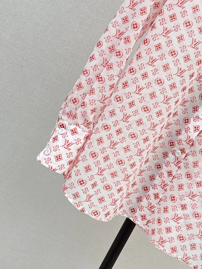 Louis 25ss print shirt