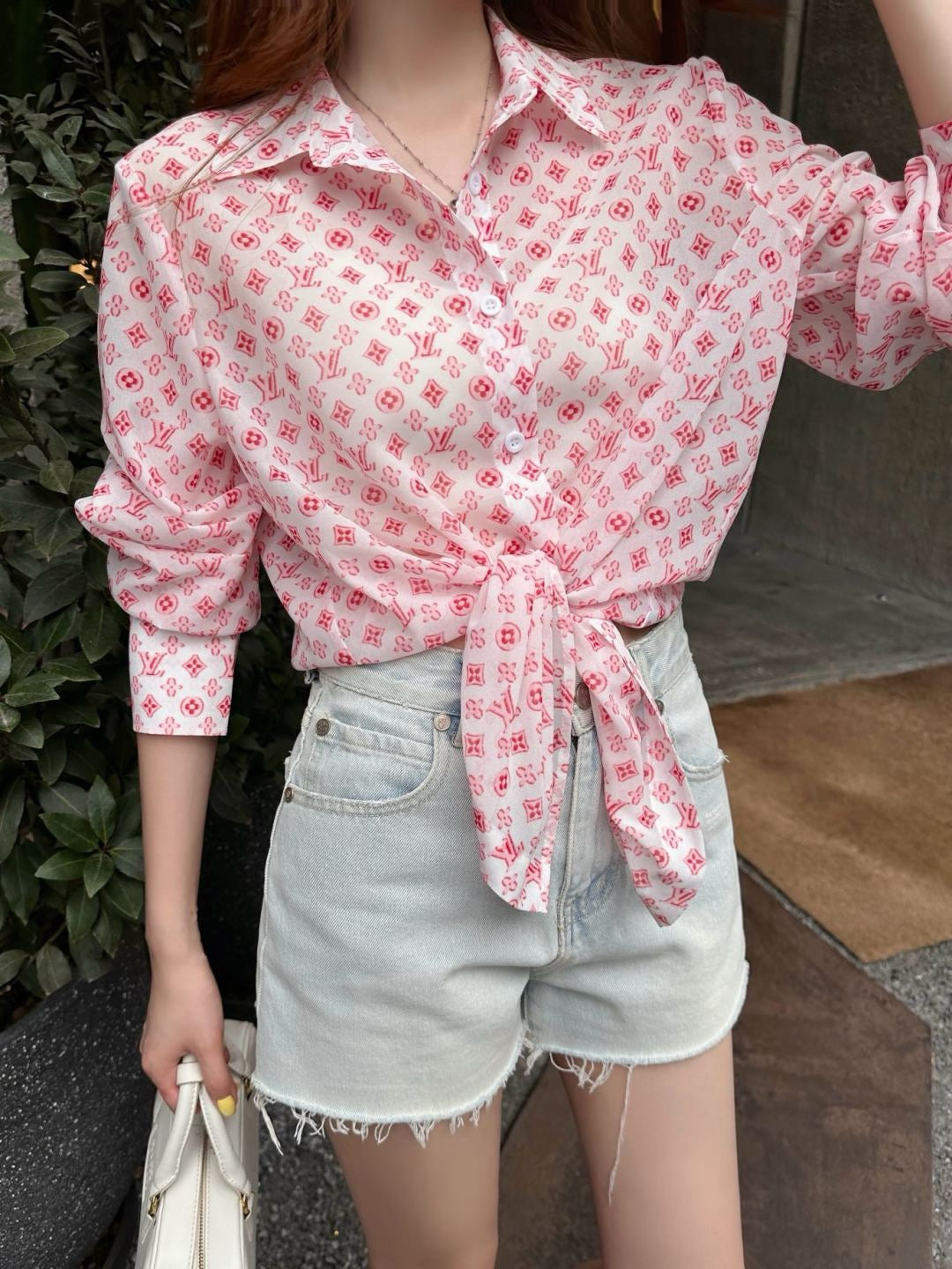 Louis 25ss print shirt