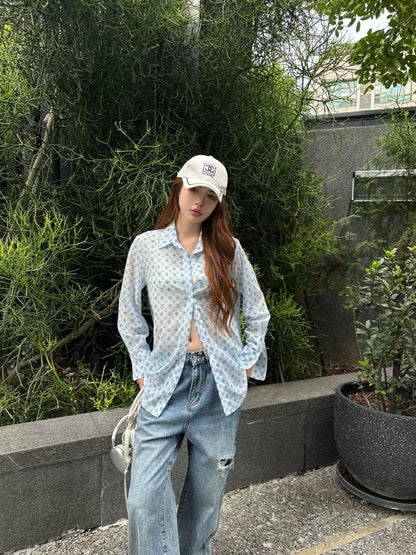 Louis 25ss print shirt