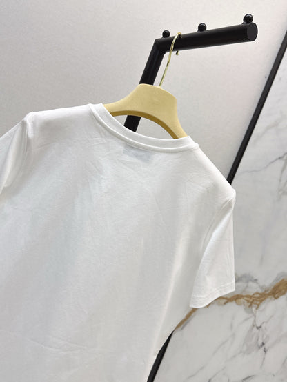 Miu 25ss beaded t-shirt