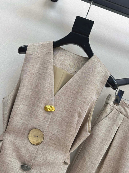 Loro 25ss vest pants set