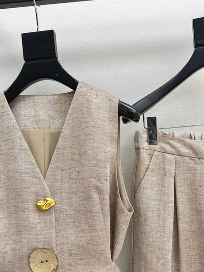Loro 25ss vest pants set