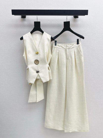 Loro 25ss vest pants set