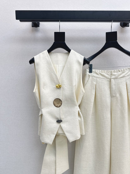 Loro 25ss vest pants set