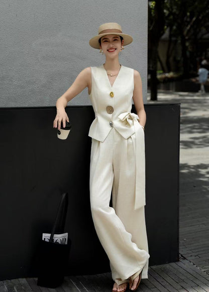 Loro 25ss vest pants set