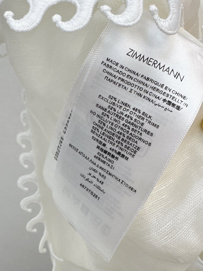 Zimm 25ss embroidered shirt