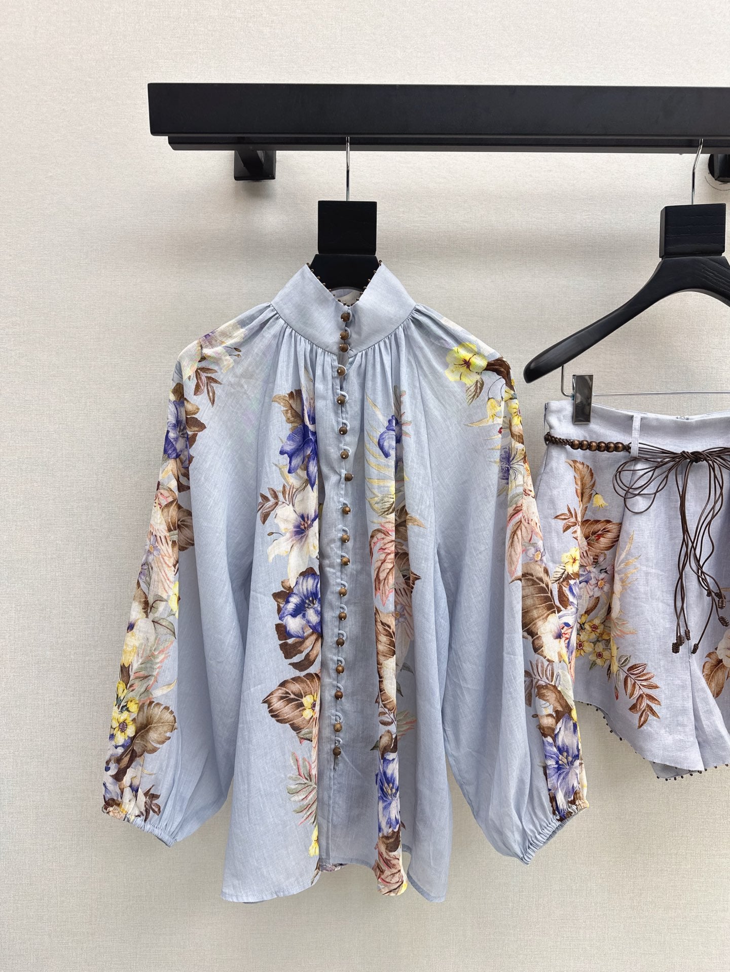 Zimm 25ss Linen shirt