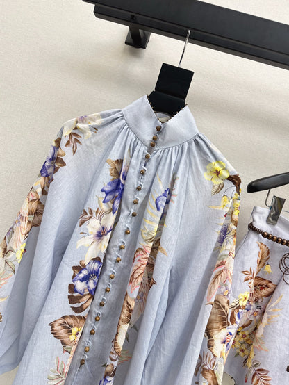 Zimm 25ss Linen shirt