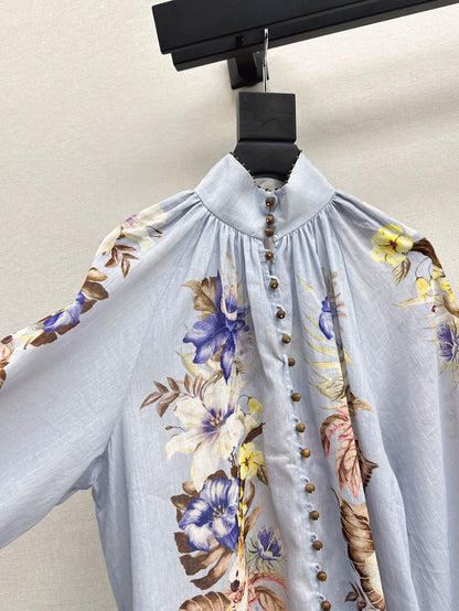 Zimm 25ss Linen shirt