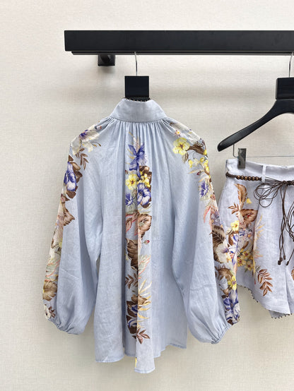 Zimm 25ss Linen shirt
