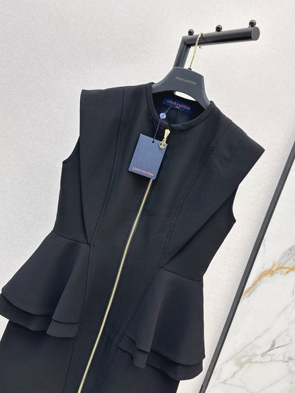 Loro 25ss ruffle dress