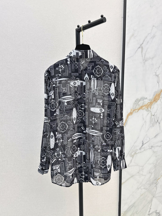 Chan 25ss print shirt