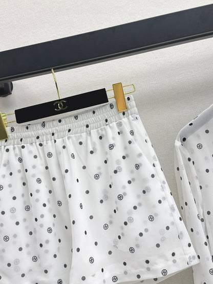 Chan 25ss print shirt suit