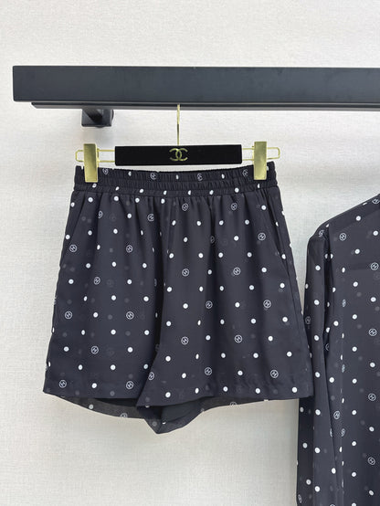 Chan 25ss print shirt suit