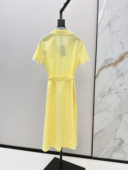 Ral 25ss lace shirt dress