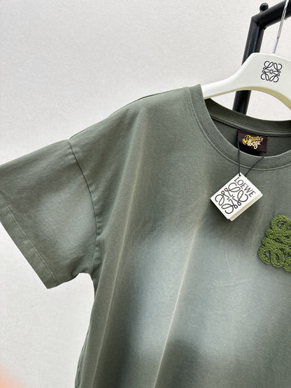 Loe 25ss embroidered t-shirt