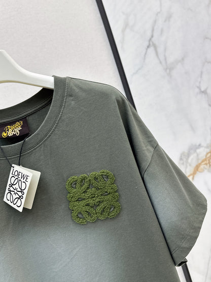 Loe 25ss embroidered t-shirt