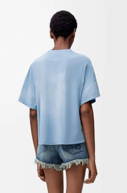 Loe 25ss embroidered t-shirt