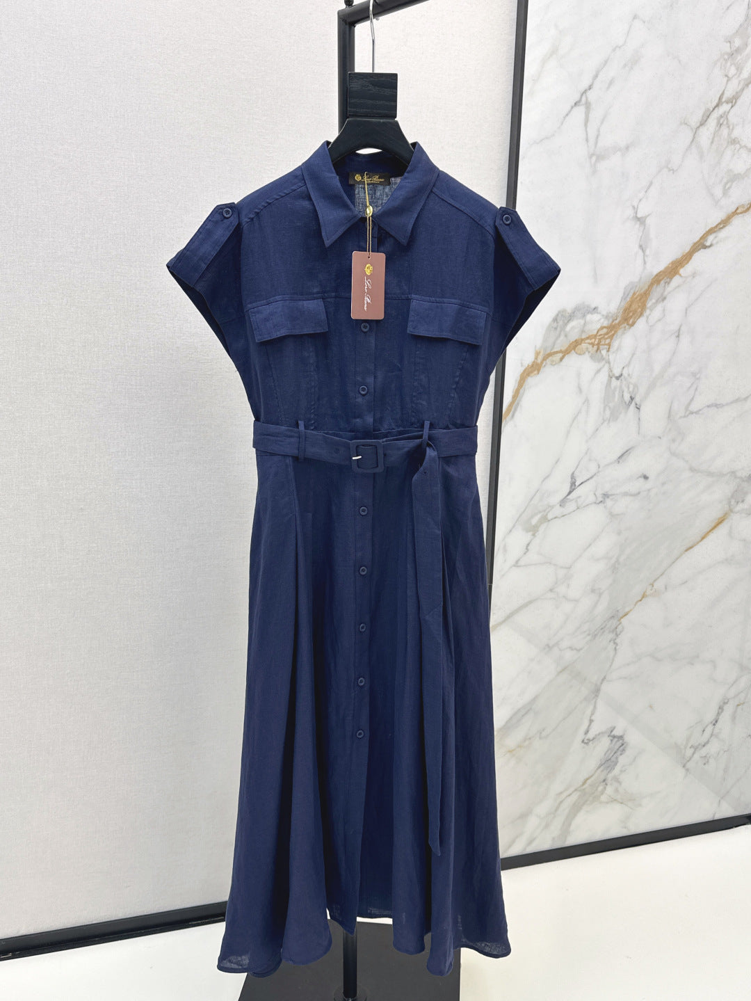 Loro 25ss Linen dress