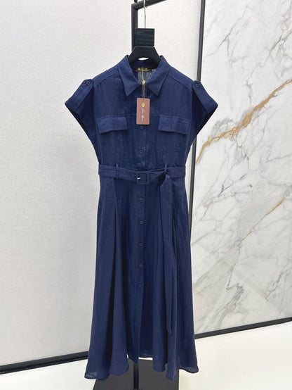 Loro 25ss Linen dress