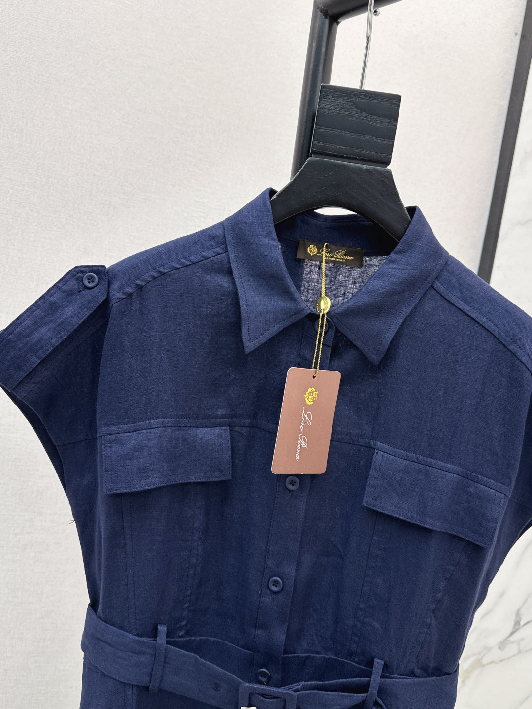 Loro 25ss Linen dress