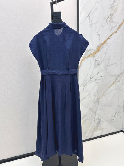 Loro 25ss Linen dress