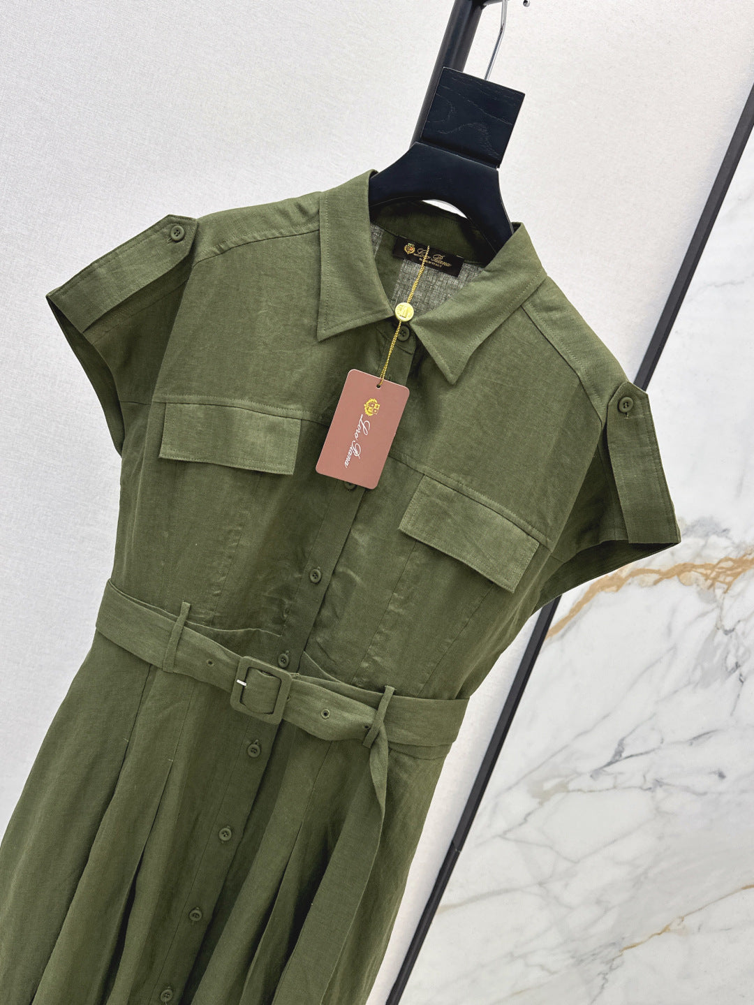 Loro 25ss Linen dress
