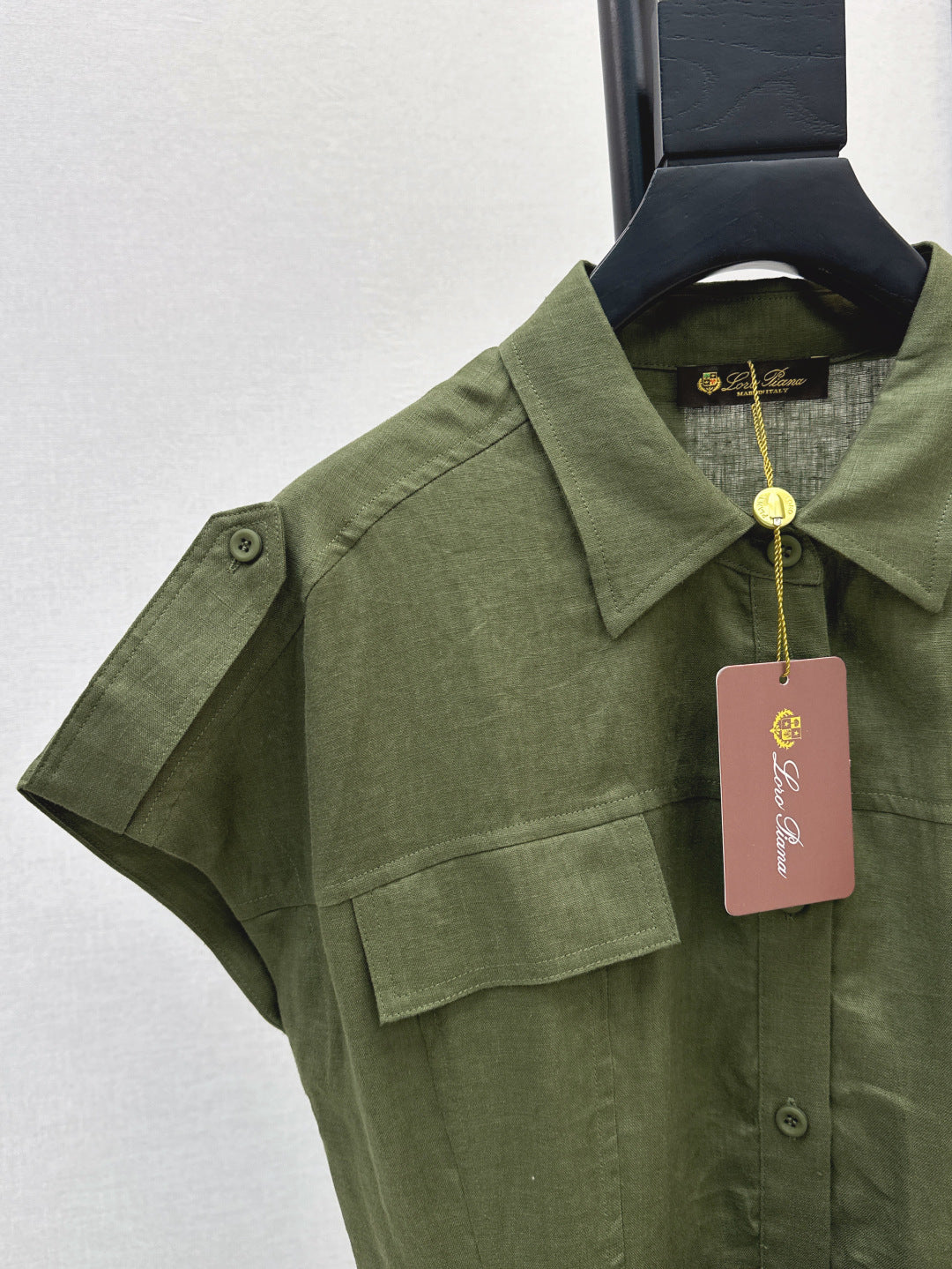 Loro 25ss Linen dress