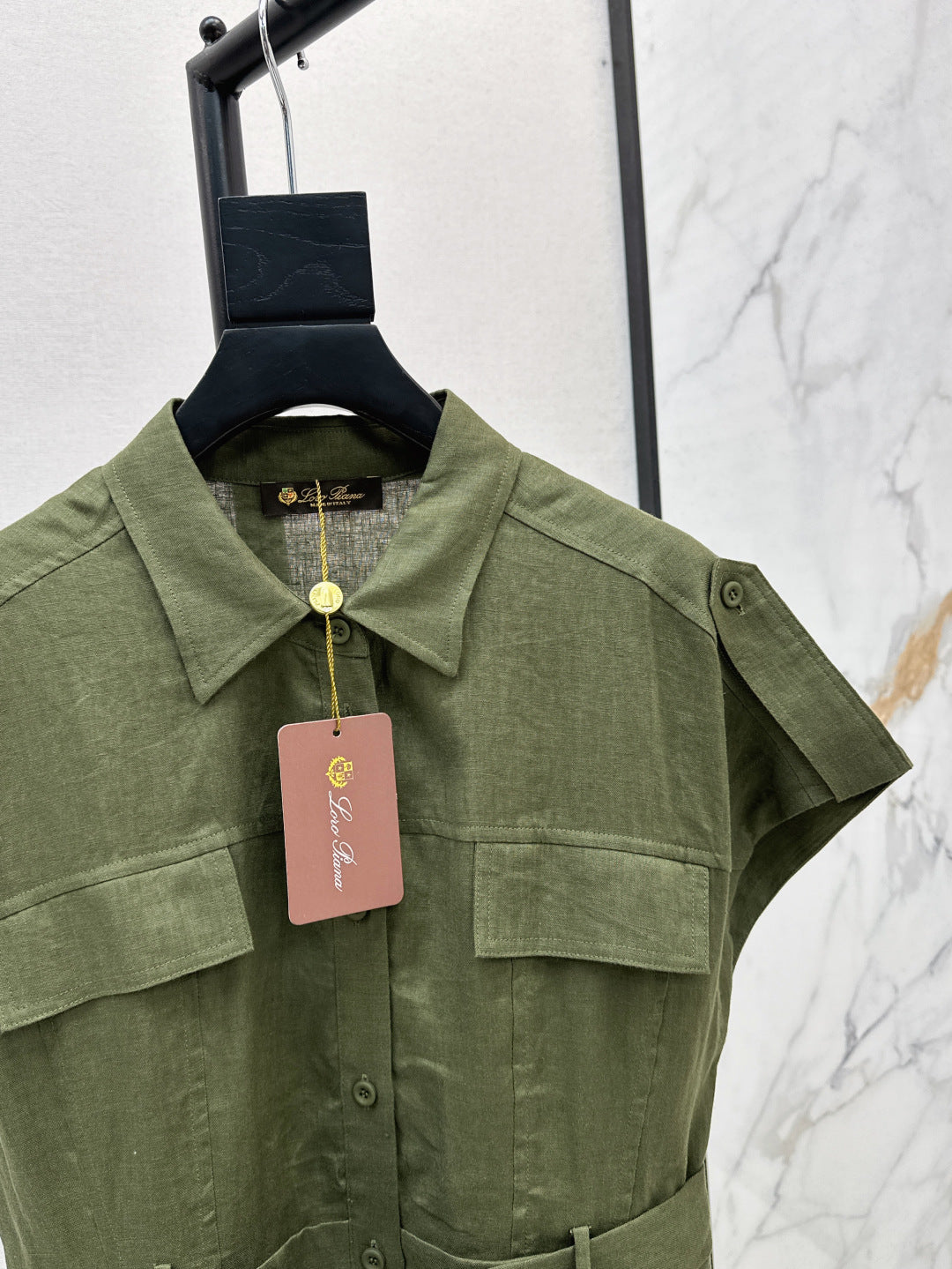 Loro 25ss Linen dress