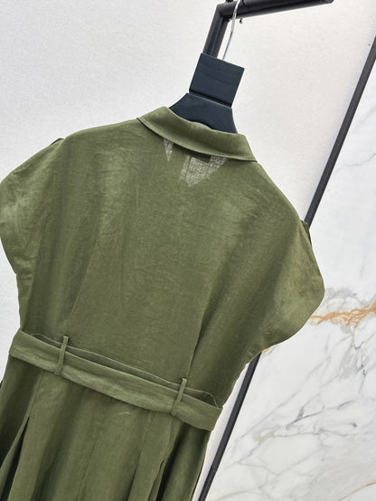 Loro 25ss Linen dress