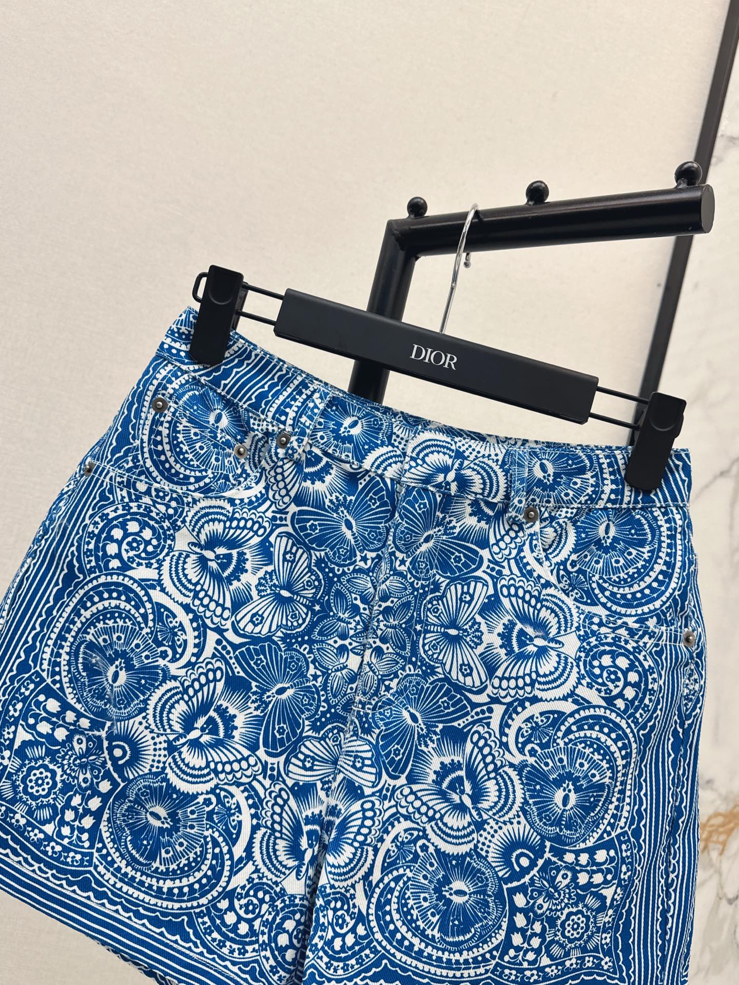 CD 25ss print denim short