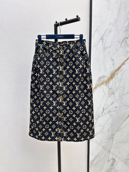 Louis 25ss monogram skirt