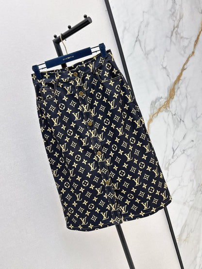 Louis 25ss monogram skirt