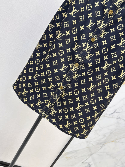 Louis 25ss monogram skirt