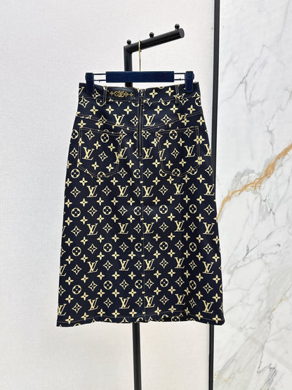 Louis 25ss monogram skirt