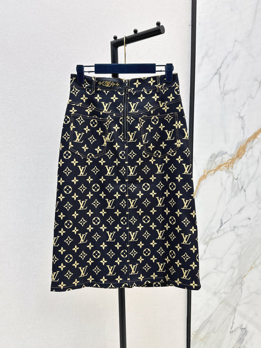 Louis 25ss monogram skirt