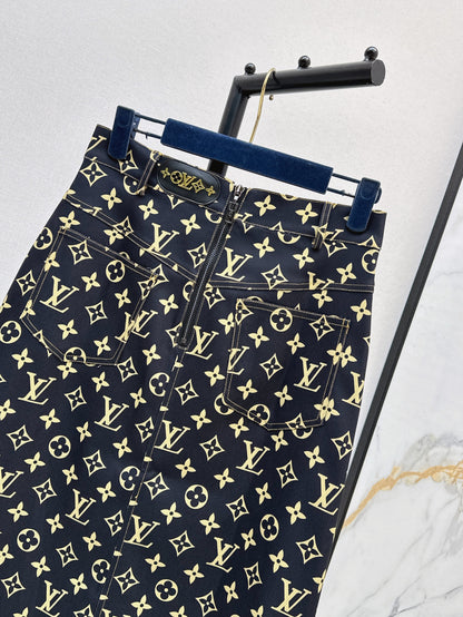 Louis 25ss monogram skirt