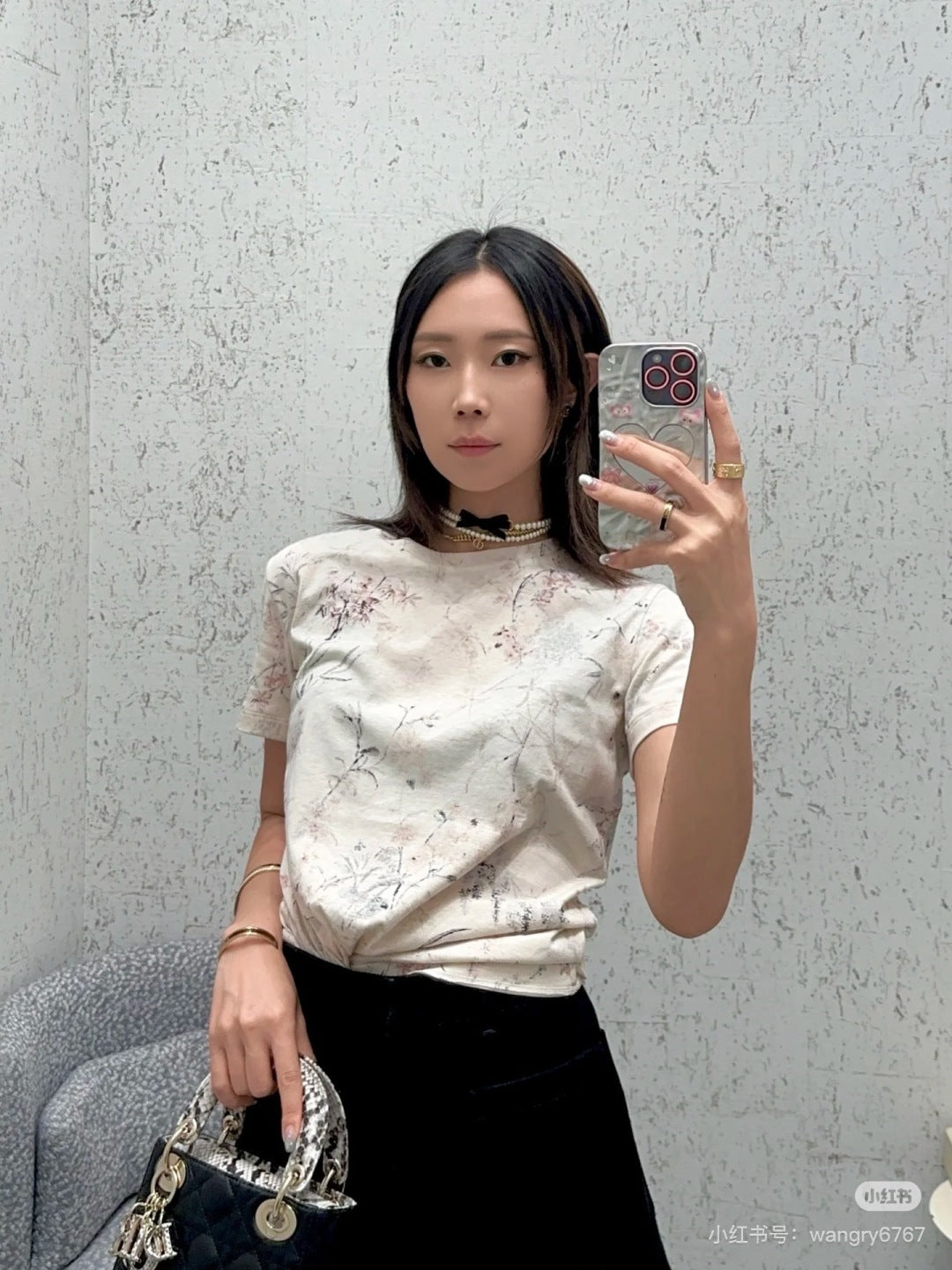 CD 25ss print t-shirt