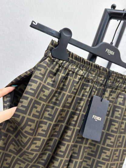 Fen 25ss silk pants